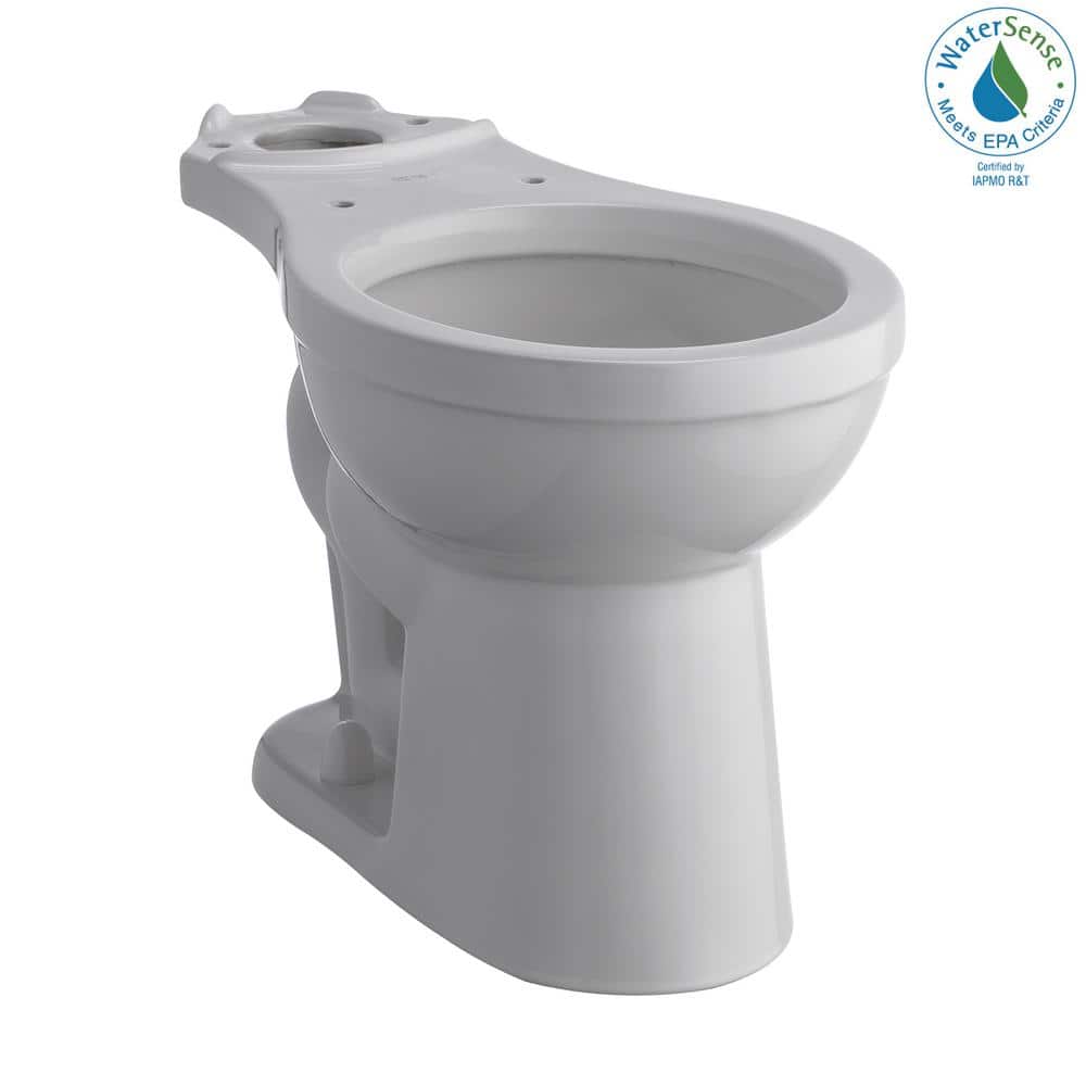 Delta Foundations Round Front Toilet Bowl Only in White (1)