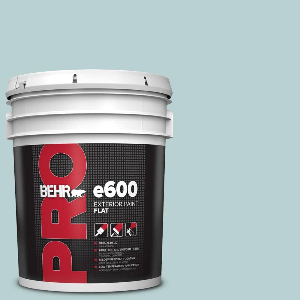 BEHR PRO 5 gal. #S440-2 Malaysian Mist Flat Exterior Paint