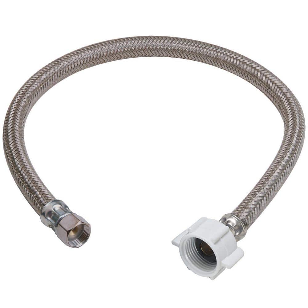 BrassCraft 7/8 in. Ballcock Nut Braided Polymer Toilet Supply Line (1)