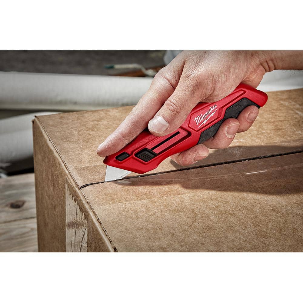 Milwaukee Carton Utility Knife Blades with Dispenser (50-Piece) (4)