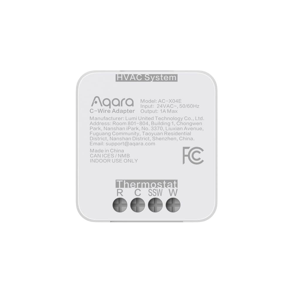 Aqara C-Wire Adapter For W200 Smart Thermostat White (3)
