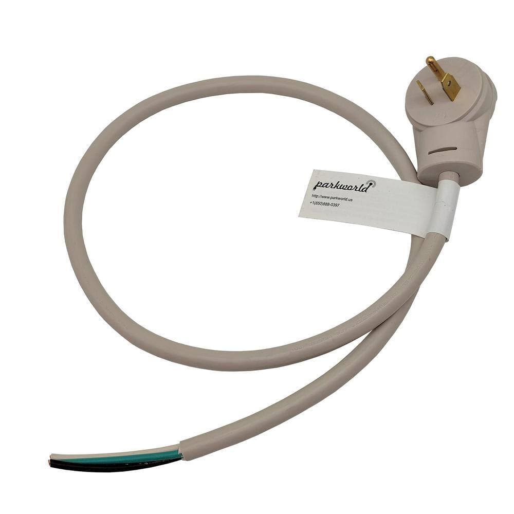 parkworld 3 ft. 12/3 3-Wire 20 Amp 277-Volt 3-Prong Plug NEMA 7-20P to ROJ Replacement Power Cord (3)
