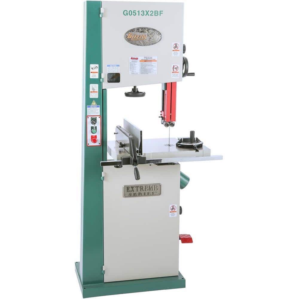 Grizzly Industrial 17 in. 2 HP Extreme-Series Bandsaw w/ Cast-Iron Trunnion (3)