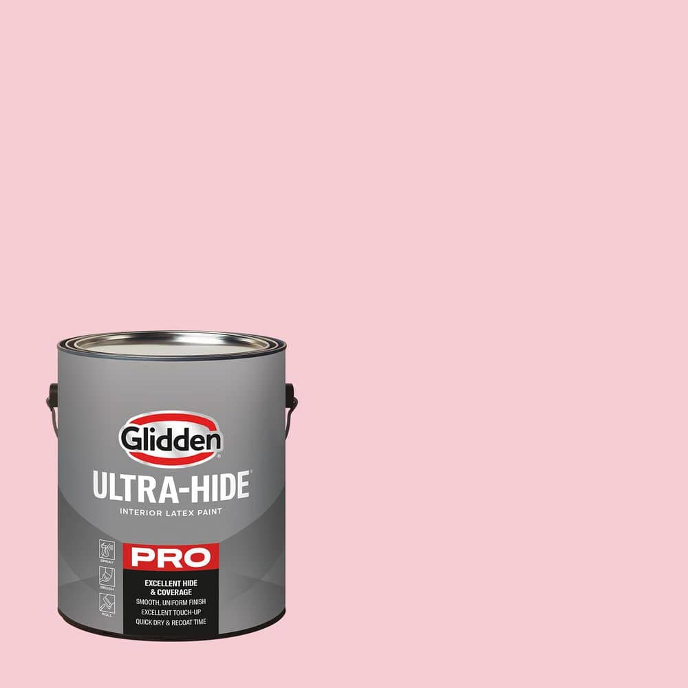 Glidden Ultra-Hide 1 gal. PPG1184-2 Pleasing Pink Eggshell Interior Paint