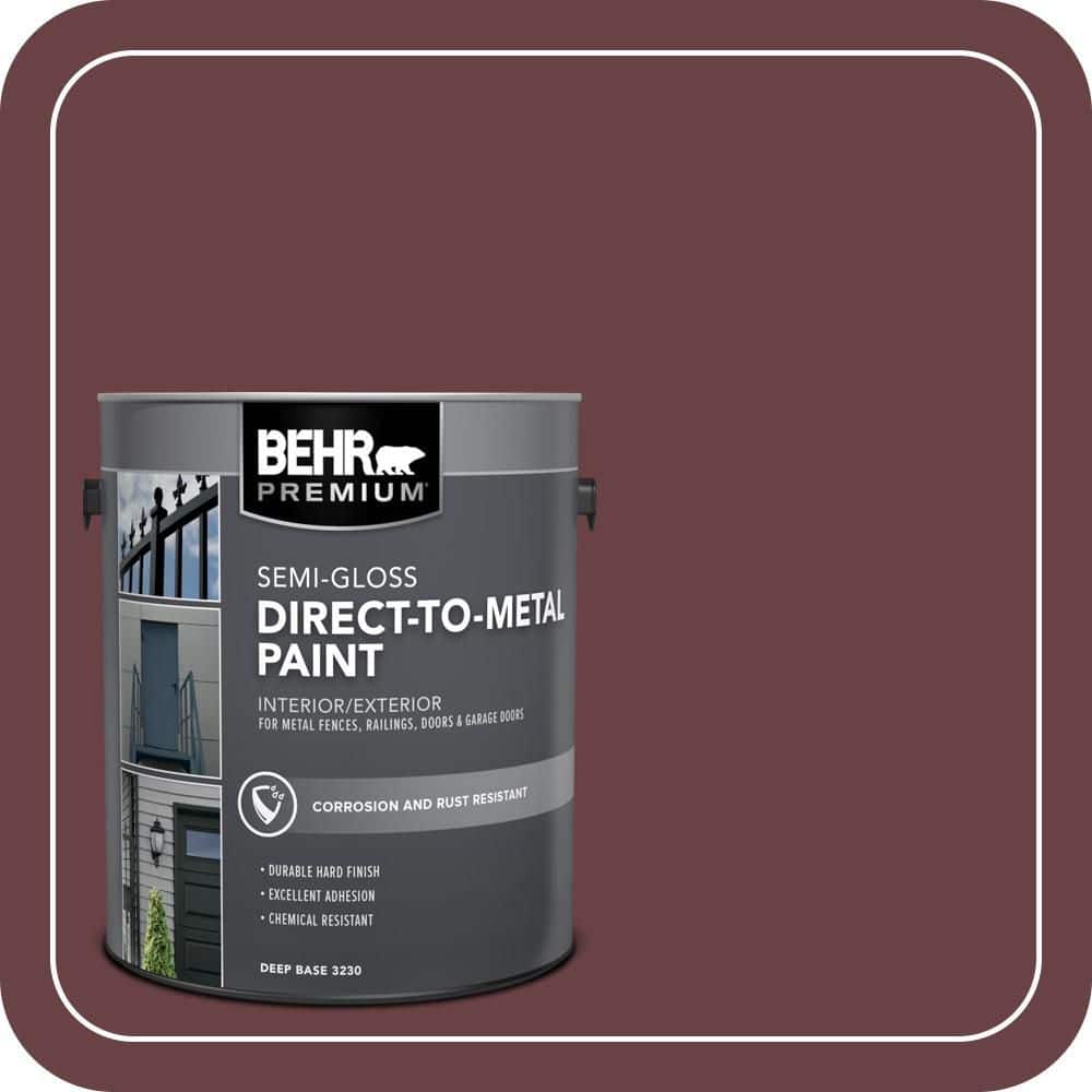 BEHR PREMIUM 1 gal. #MQ1-14 Twinberry Semi-Gloss Direct to Metal Interior/Exterior Paint (1)