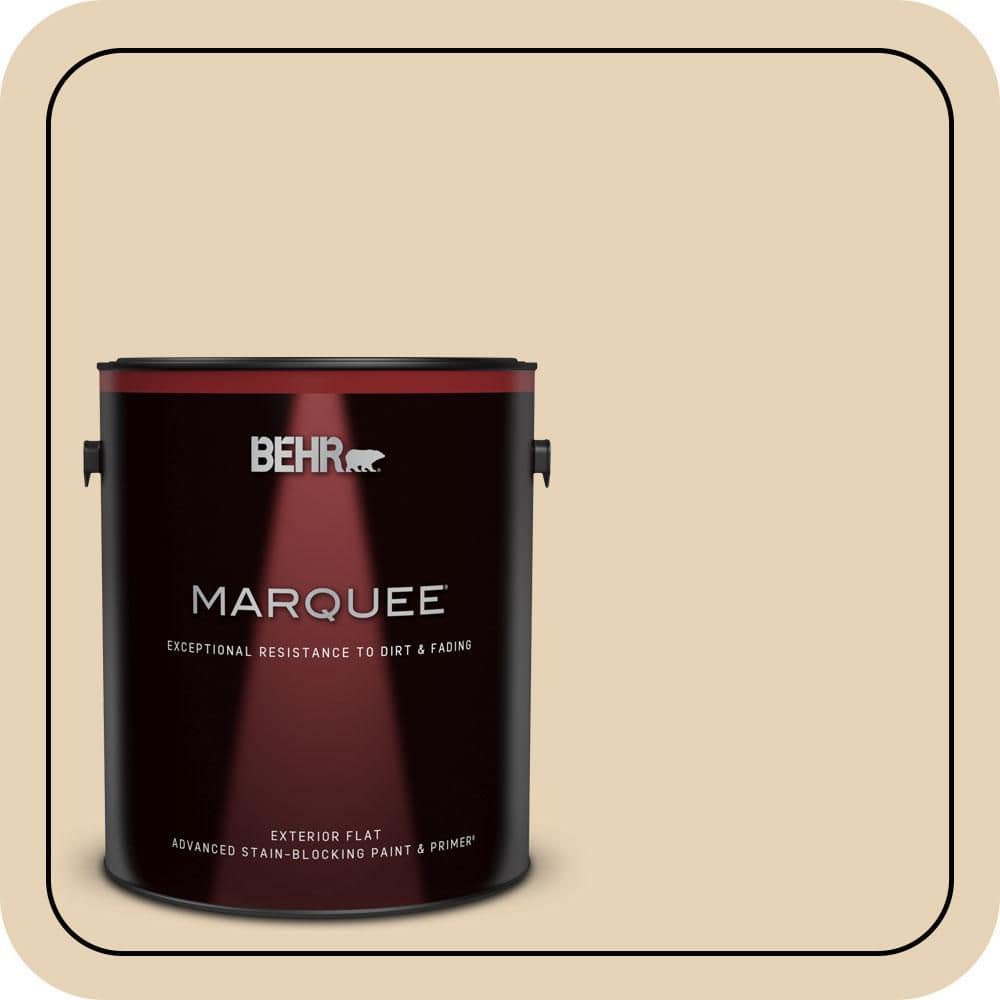 BEHR MARQUEE 1 gal. #T11-18 Aebleskiver Flat Exterior Paint & Primer (1)