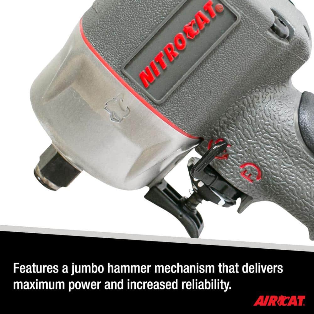 AIRCAT NITROCAT 3/8 in. Composite Compact Impact Wrench (3)