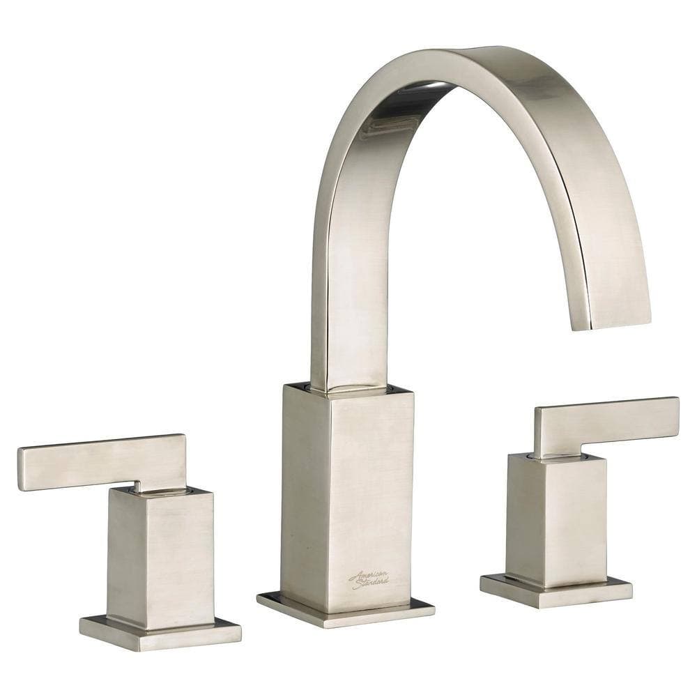 American Standard Times Square 2-Handle Deck-Mount Roman Tub Faucet for Flash Rough-in Valves in Brushed Nickel (2)