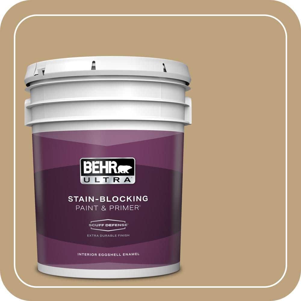 BEHR ULTRA 5 gal. #T13-4 Golden Age Extra Durable Eggshell Enamel Interior Paint & Primer