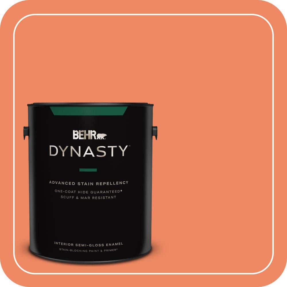 BEHR DYNASTY 1 gal. #P190-5 Orioles Semi-Gloss Enamel Interior Stain-Blocking Paint & Primer