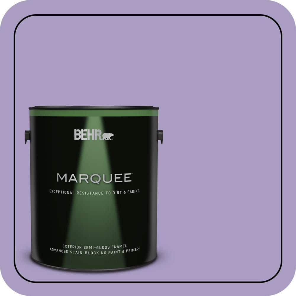 BEHR MARQUEE 1 gal. #M560-4 Evening Slipper Semi-Gloss Enamel Exterior Paint & Primer