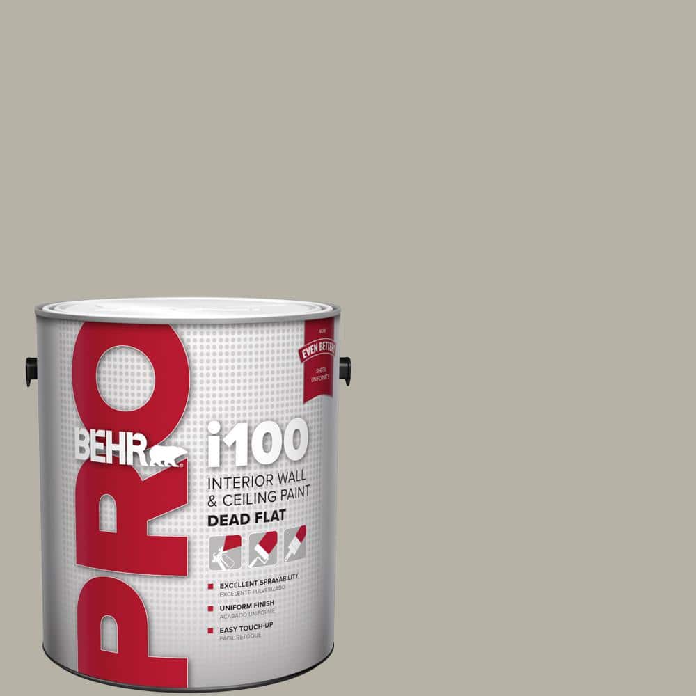 BEHR PRO 1 gal. #HDC-CL-27G Rushmore Gray Dead Flat Interior Paint