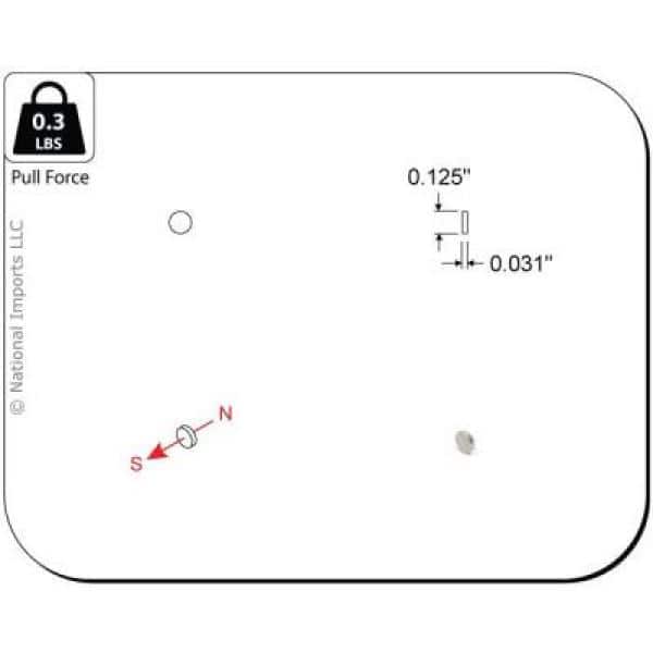 Magcraft Rare Earth 1/8 in. x 1/32 in. Disc Magnets (150-Pack) (2)