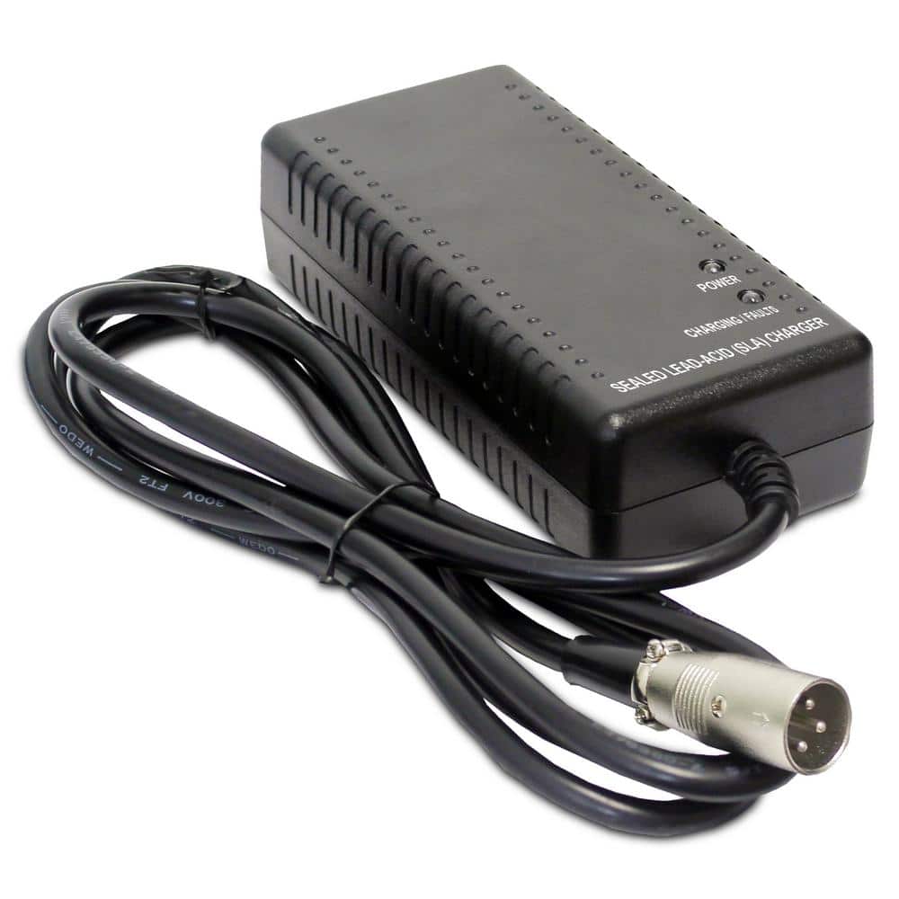 UPG 24-Volt 2A 3-Stage AGM Charger w/5.9 ft. Cordset