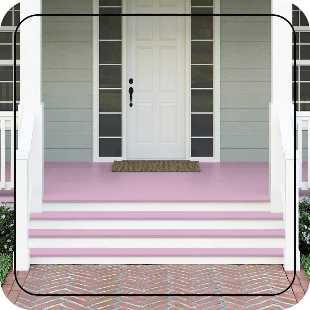 BEHR PREMIUM #M120-3 Textured Low-Lustre Enamel Interior/Exterior Porch and Patio Anti-Slip Floor Paint (2)