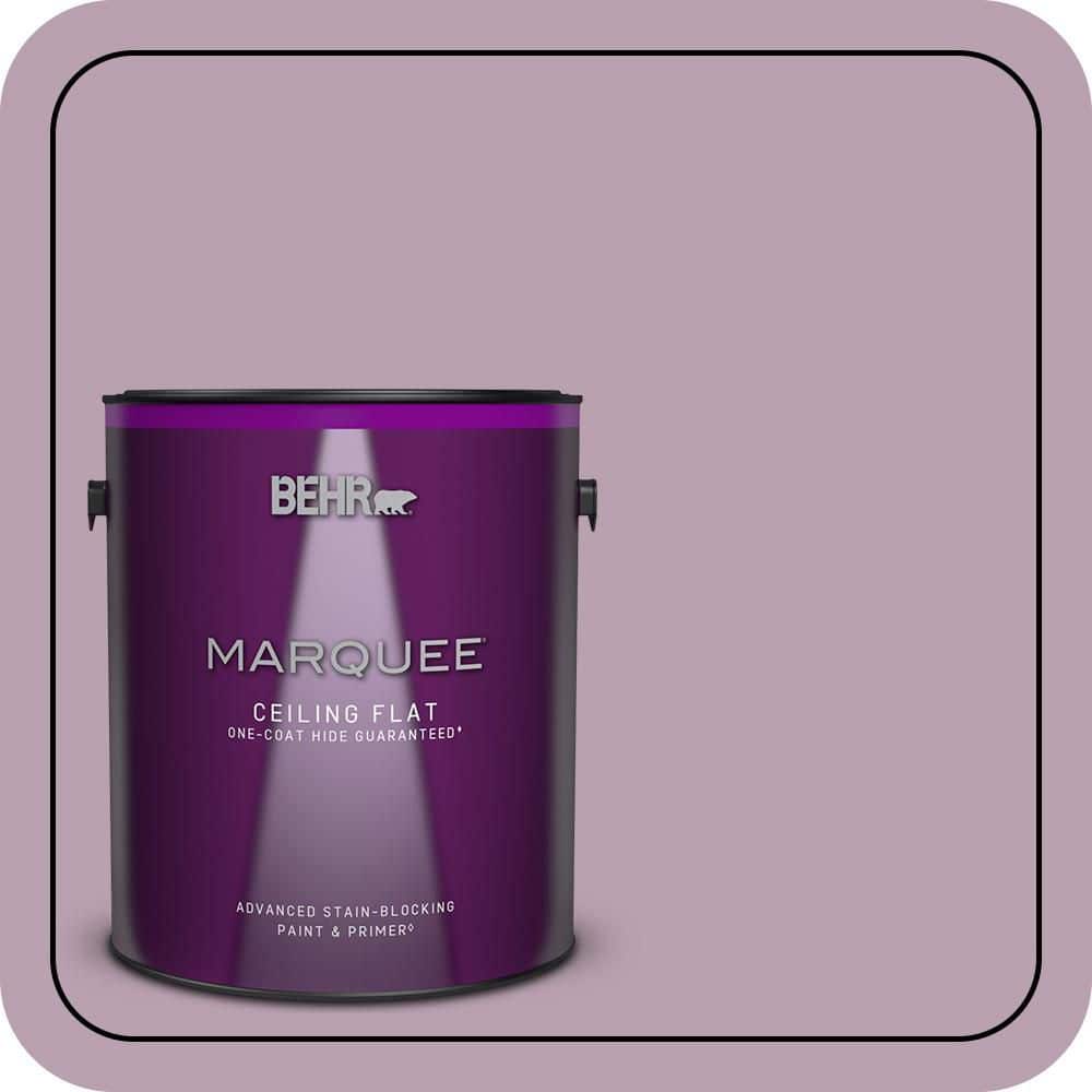 BEHR MARQUEE 1 gal. #S110-4 Highland Thistle One-Coat Hide Ceiling Flat Interior Paint & Primer