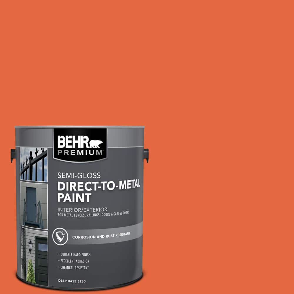 BEHR PREMIUM 1 gal. #P190-6 Emergency Zone Semi-Gloss Direct to Metal Interior/Exterior Paint (1)