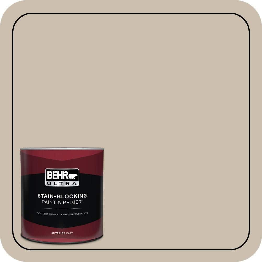 BEHR ULTRA 1 qt. #T12-14 Livingstone Flat Exterior Paint & Primer