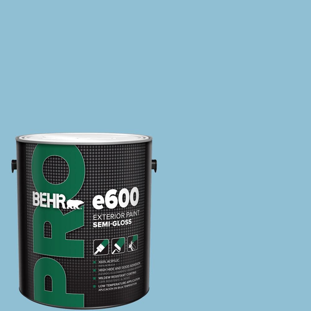 BEHR PRO 1 gal. #M490-3 Speedboat Semi-Gloss Exterior Paint