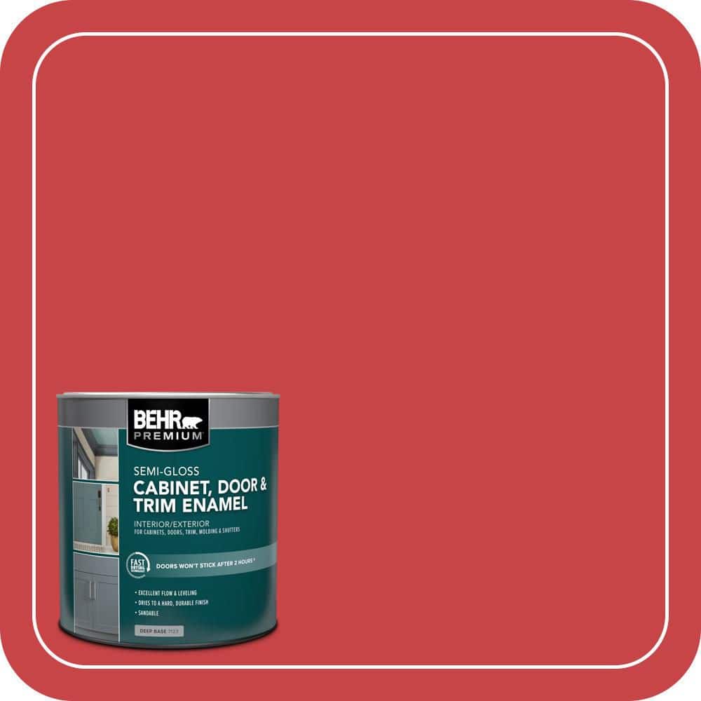 BEHR PREMIUM 1 qt. #P150-6 Whip Lash Semi-Gloss Enamel Interior/Exterior Cabinet, Door & Trim Paint