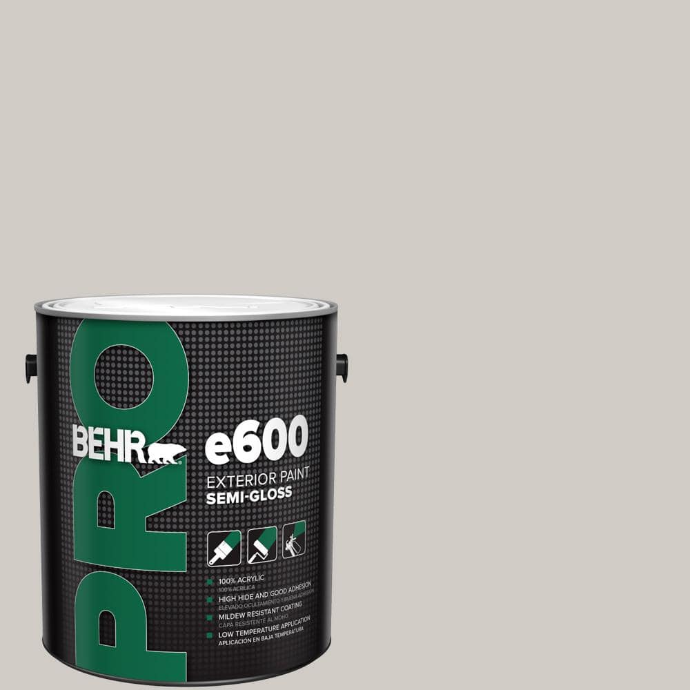 BEHR PRO 1 gal. #BNC-05 Ground Fog Semi-Gloss Exterior Paint