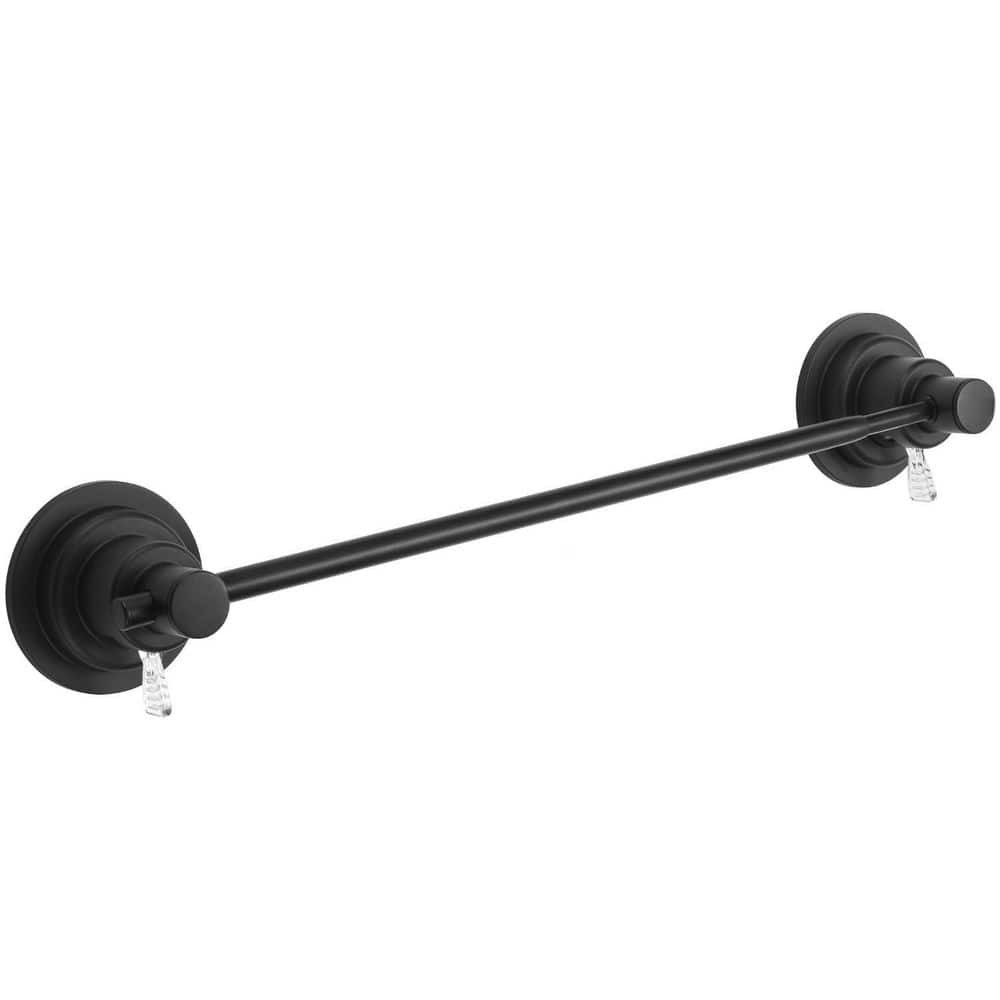 Numhew 17 in. to Extendable Stainless Steel Wall Mounted Towel Bar Suction Cup Towel Bar