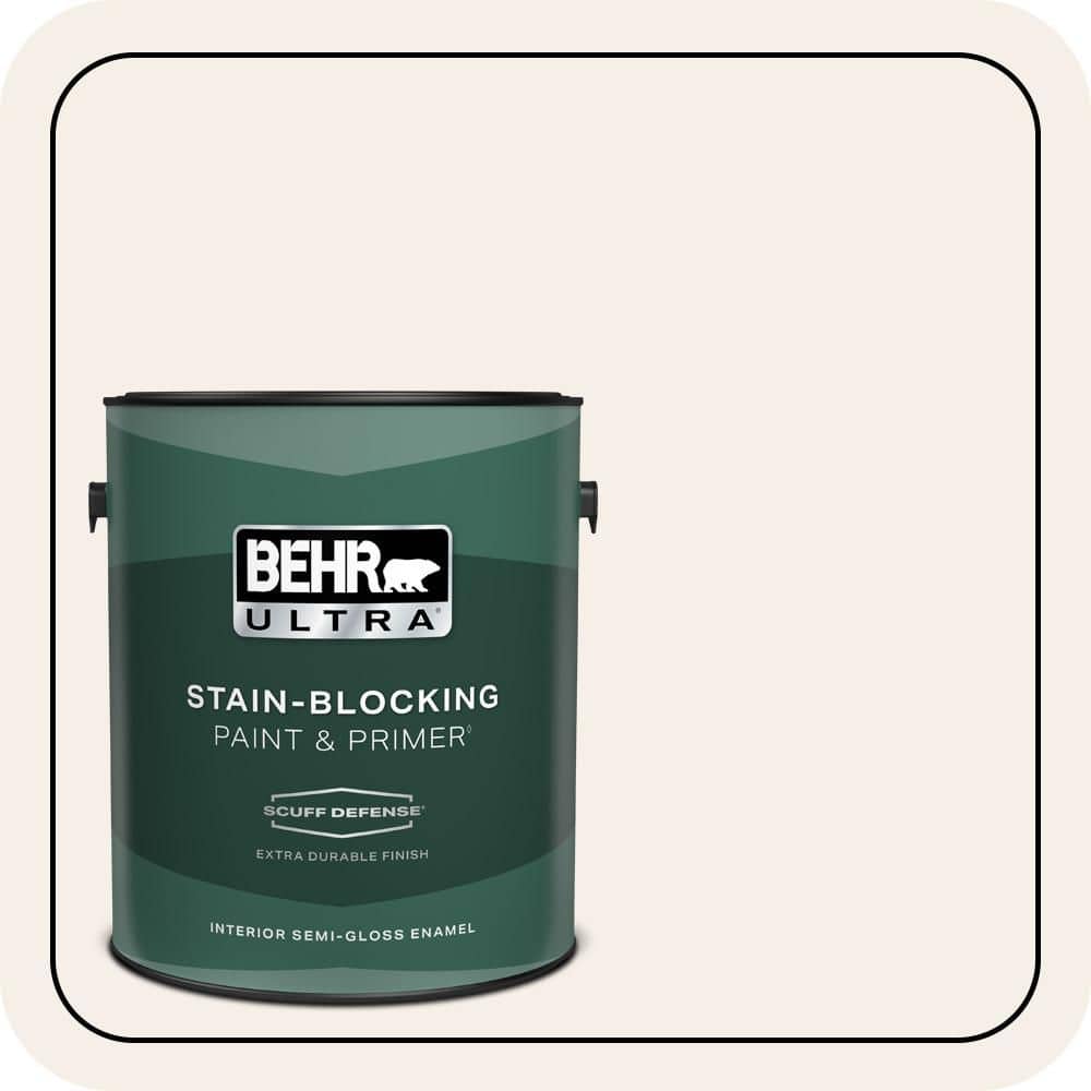 BEHR ULTRA 1 gal. #PWN-35 Devonshire Extra Durable Semi-Gloss Enamel Interior Paint & Primer