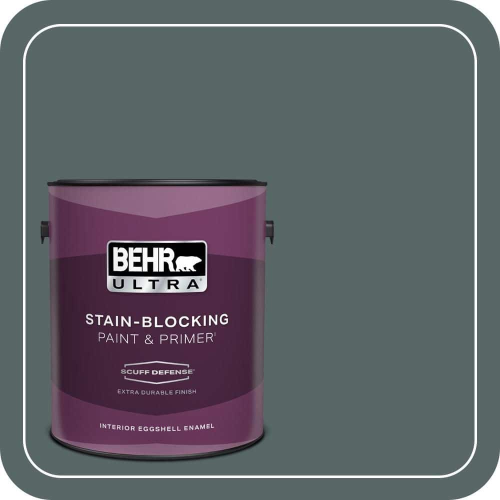 BEHR ULTRA 1 gal. #N440-6 Brooklyn Extra Durable Eggshell Enamel Interior Paint & Primer