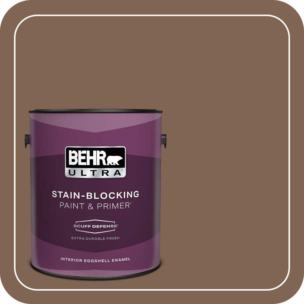 BEHR ULTRA 1 gal. #N240-7 Joshua Tree Extra Durable Eggshell Enamel Interior Paint & Primer