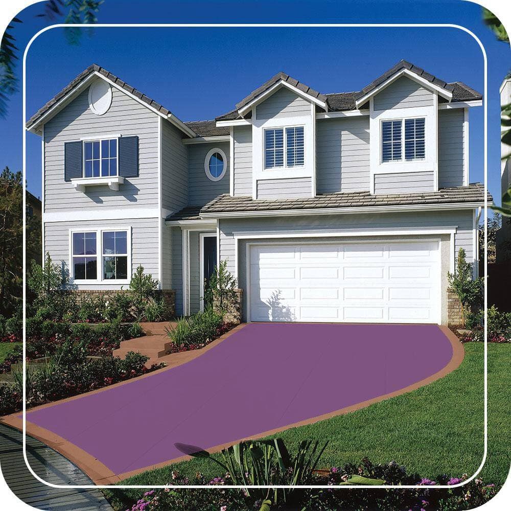 BEHR PREMIUM 1 gal. #P100-6 Chakra Self-Priming 1-Part Epoxy Satin Interior/Exterior Concrete and Garage Floor Paint (3)