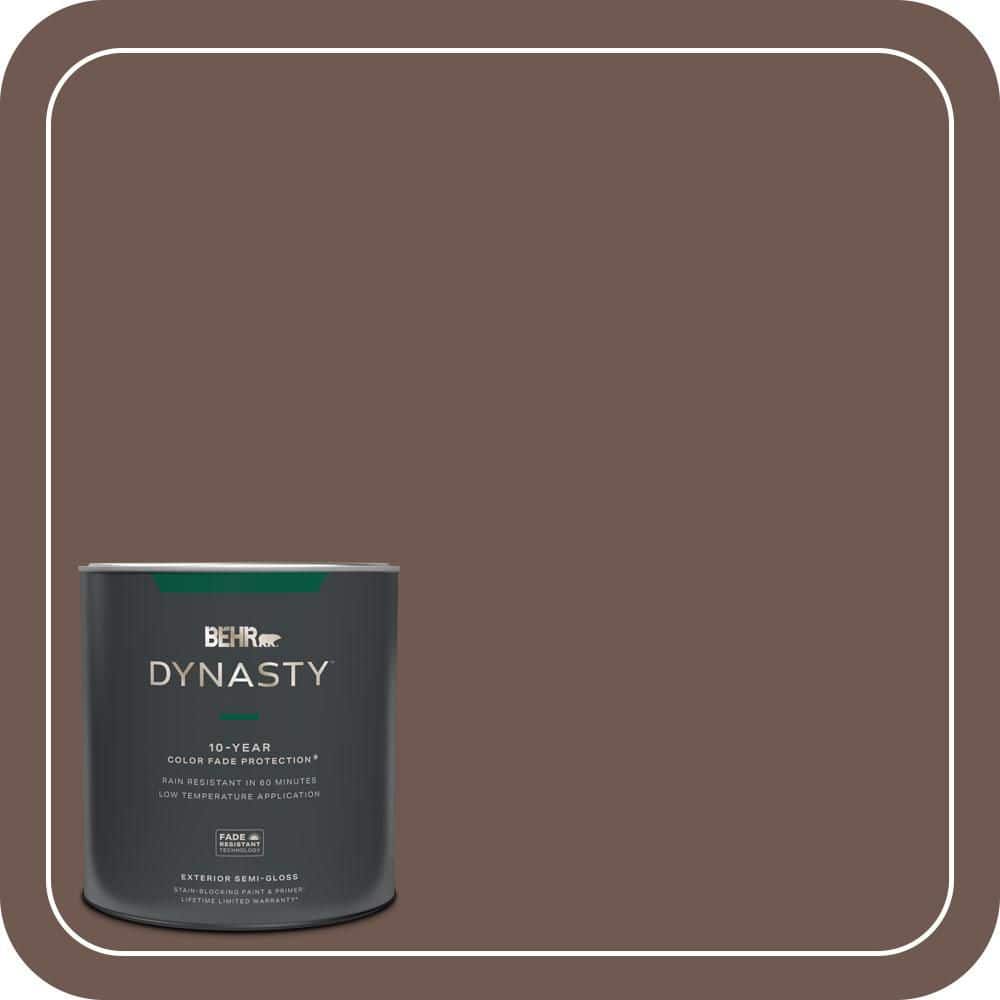 BEHR DYNASTY 1 qt. #MQ2-34 Bistro Semi-Gloss Exterior Stain-Blocking Paint & Primer