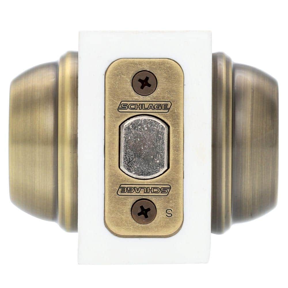 Schlage B62 Series Antique Brass Double Cylinder Deadbolt Certified Highest for Security and Durability (4)