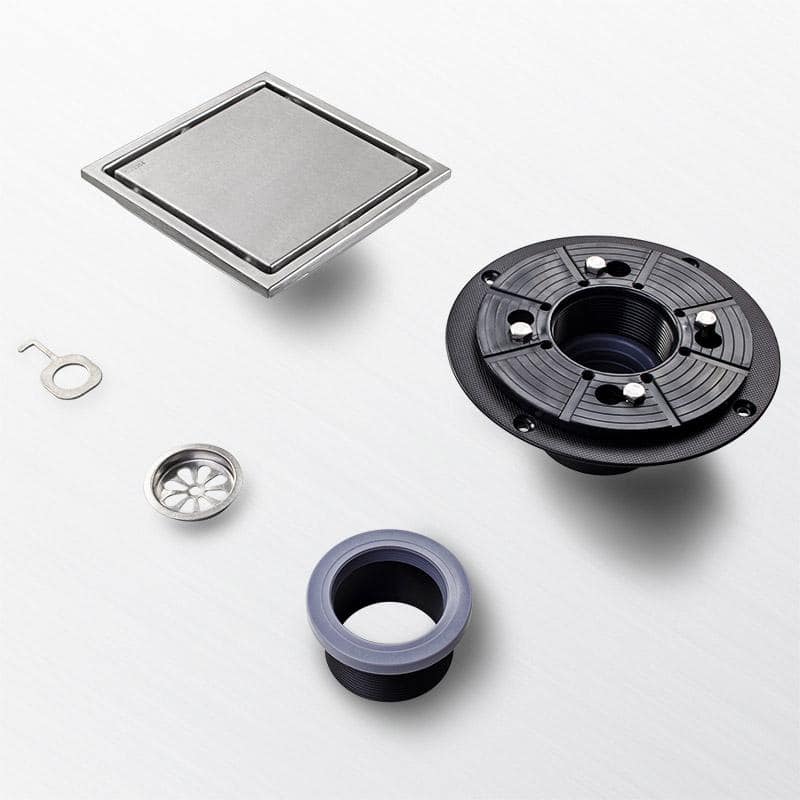 Tahanbath 6 Inch Square Shower Floor Drain (2)