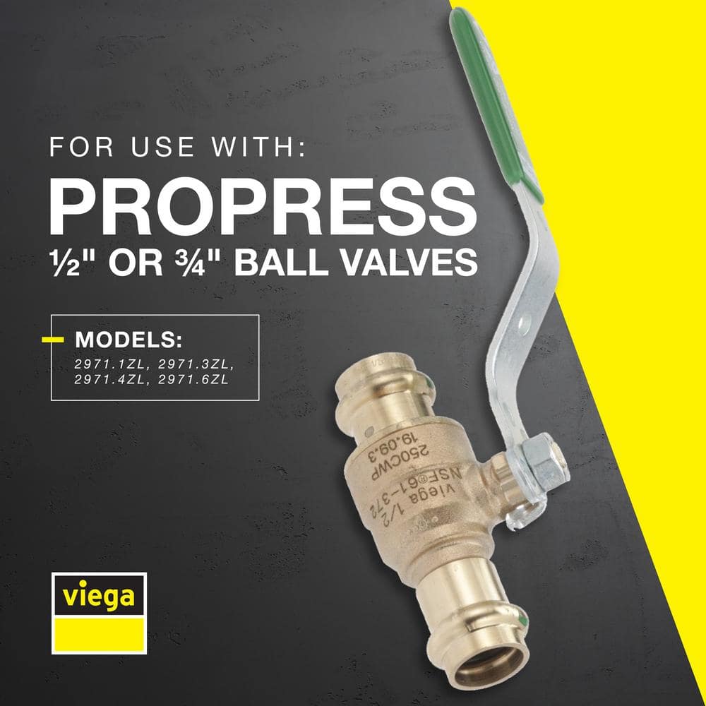 Viega ProPress Replacement Handle for 1/2 in. and 3/4 in. Ball Valve (2)