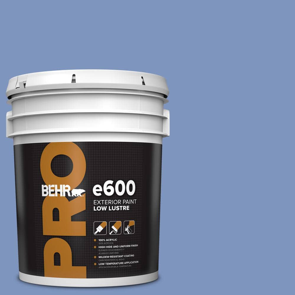 BEHR PRO 5 gal. #M540-5 Blue Satin Low Luster Exterior Paint