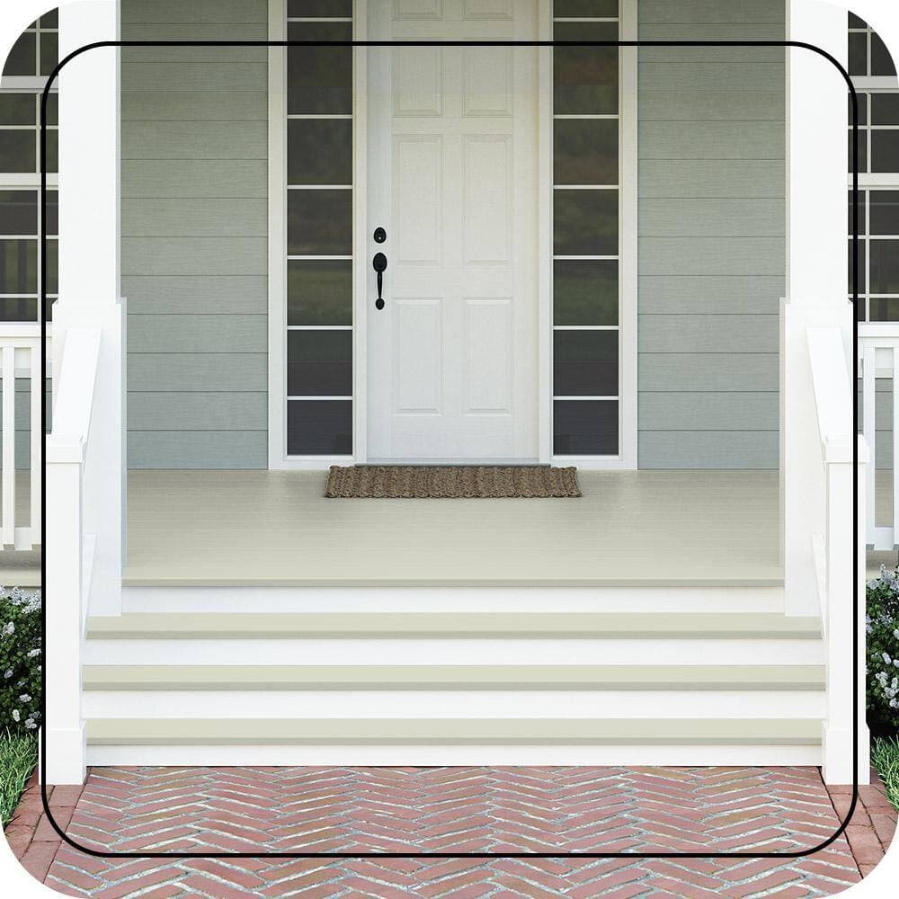 BEHR PREMIUM #PPU10-15 Textured Low-Lustre Enamel Interior/Exterior Porch and Patio Anti-Slip Floor Paint (2)