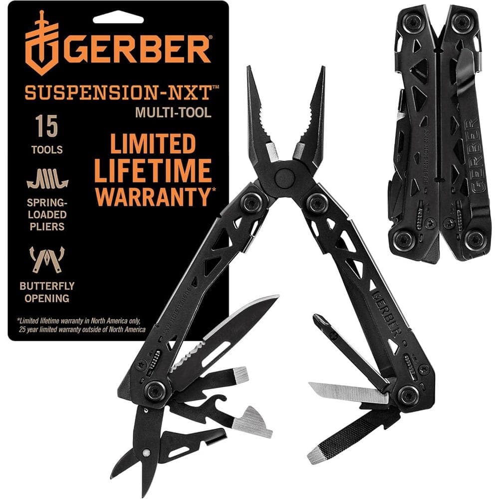Gerber Suspension NXT 15-N-1 Multi-Tool with Pocket Clip Black