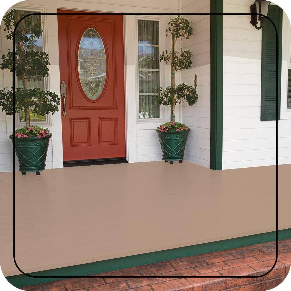 BEHR PREMIUM #S210-3 Low-Lustre Enamel Interior/Exterior Porch and Patio Floor Paint (2)
