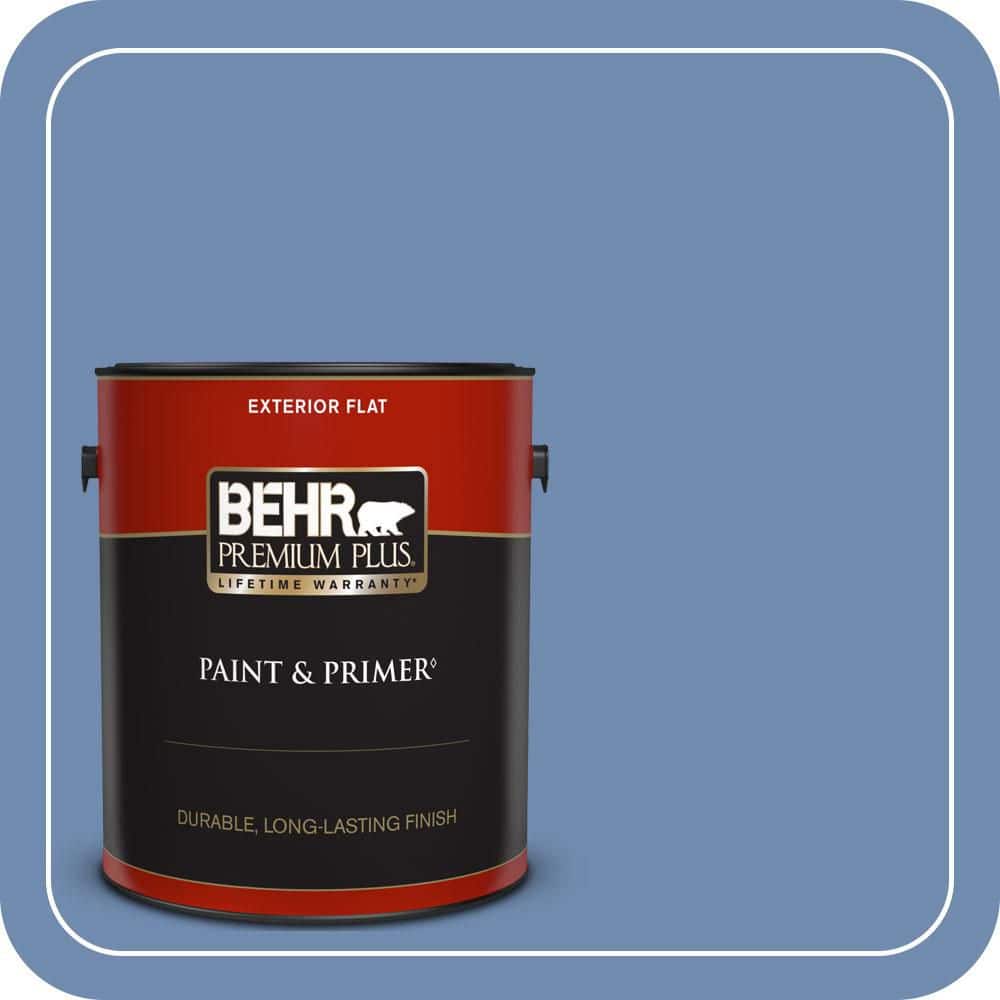 BEHR PREMIUM PLUS #590D-5 Windsurf Blue Enamel & Primer Color Sample (1)