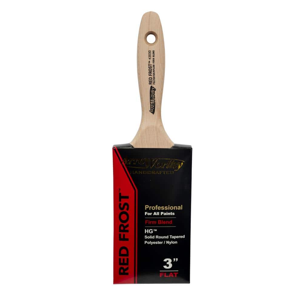 ArroWorthy Red Frost 3" Flat Cut Brush