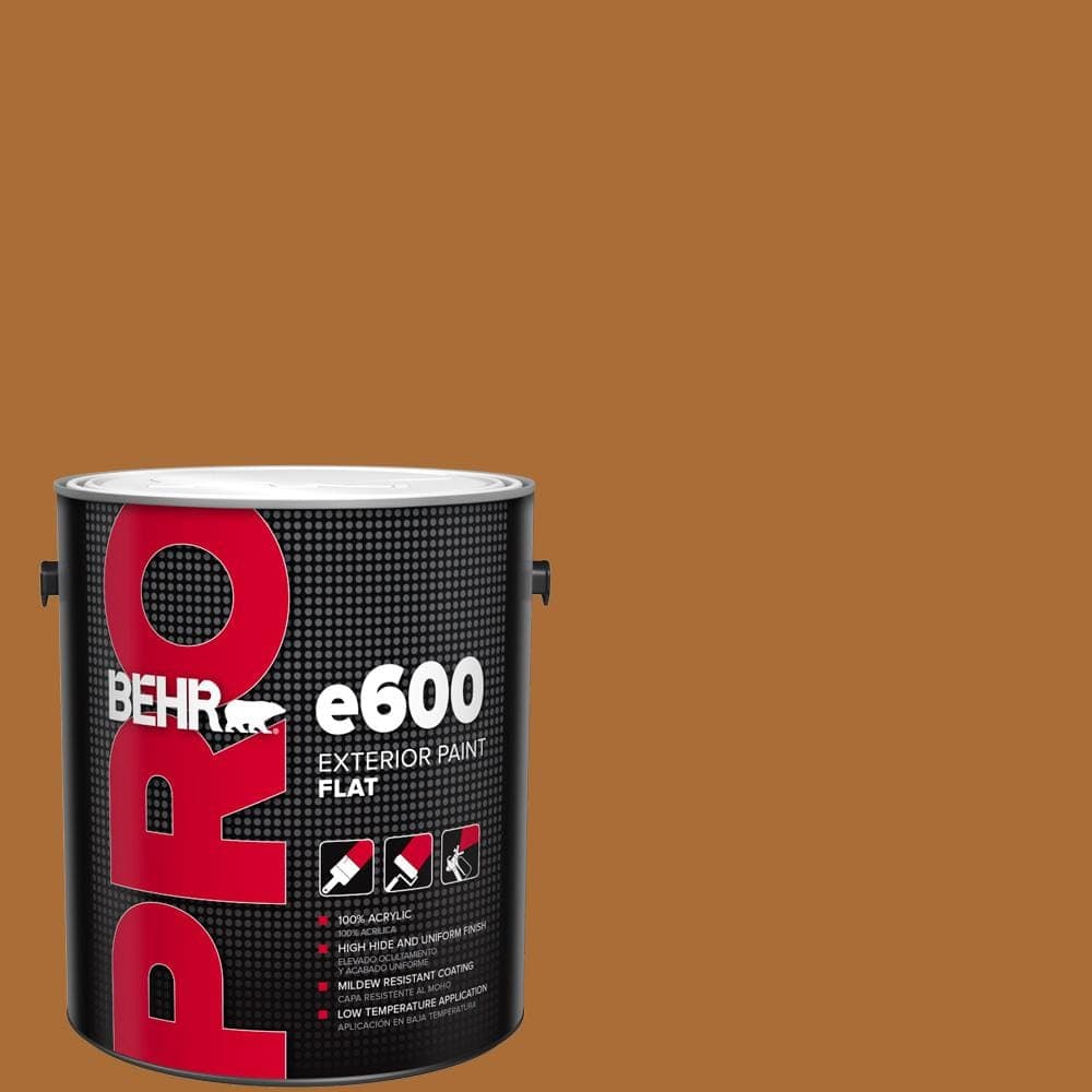 BEHR PRO 1 gal. #280D-7 Sesame Crunch Flat Exterior Paint