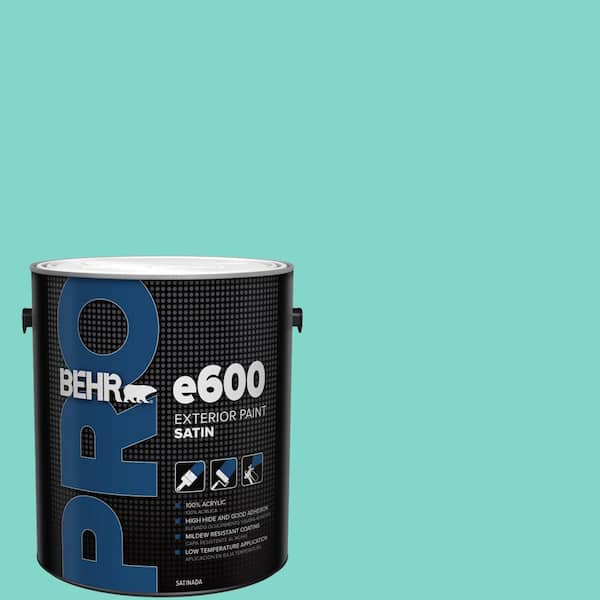 BEHR PRO 1 gal. #HDC-MD-09 Island Oasis Satin Exterior Paint (2)