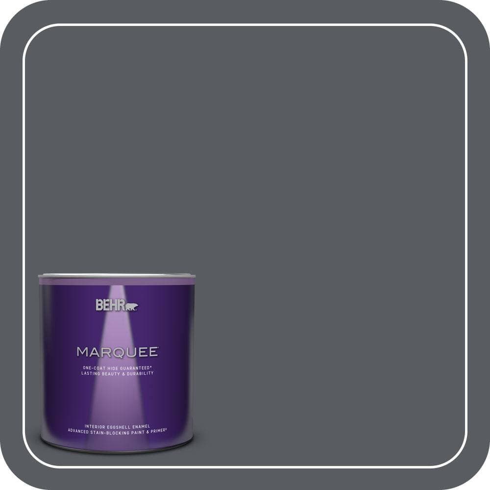 BEHR MARQUEE 1 qt. #PPU18-02 Pencil Point One-Coat Hide Eggshell Enamel Interior Paint & Primer