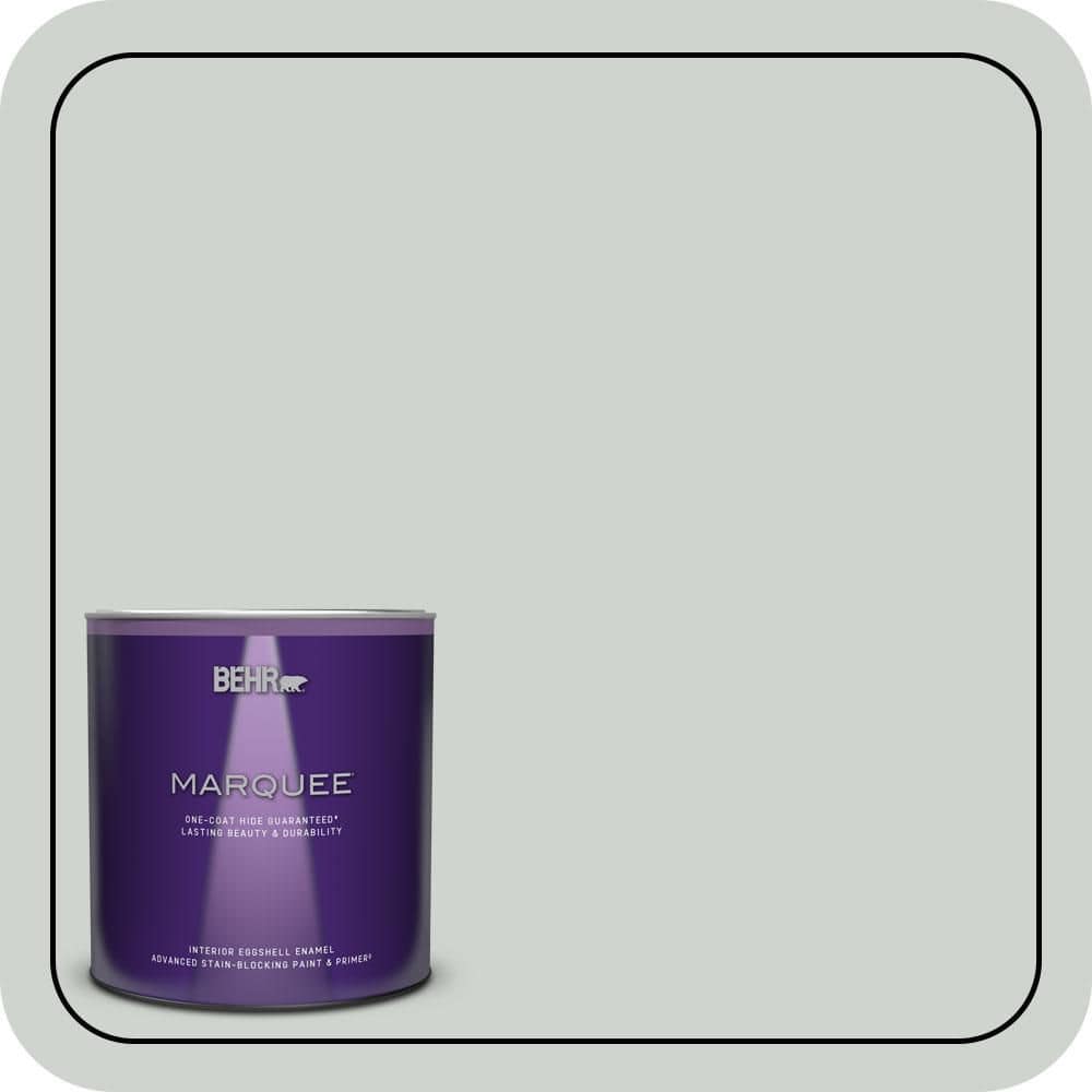 BEHR MARQUEE 1 qt. #PPU12-11 Salt Glaze Eggshell Enamel Interior Paint & Primer