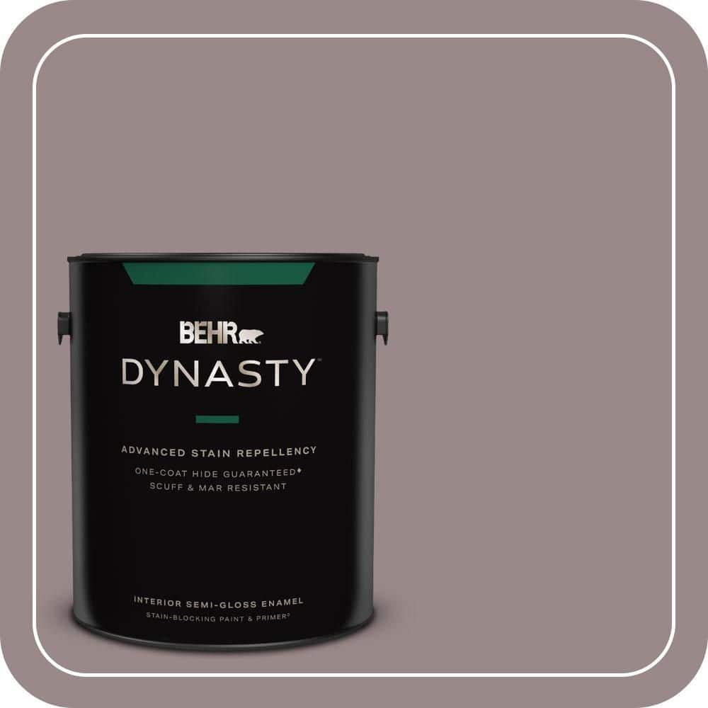 BEHR DYNASTY 1 gal. #MQ1-37 Fashion Week One-Coat Hide Semi-Gloss Enamel Interior Stain-Blocking Paint & Primer