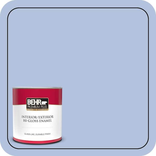 BEHR PREMIUM PLUS 1 qt. #M540-3 Eternal Elegance Hi-Gloss Enamel Interior/Exterior Paint & Primer (2)