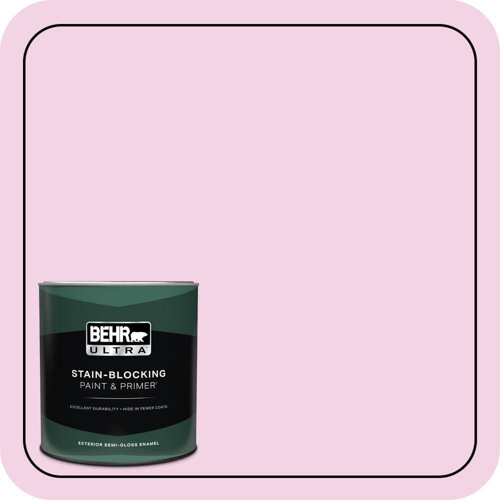 BEHR ULTRA 1 qt. #690A-2 Hopeful Semi-Gloss Enamel Exterior Paint & Primer