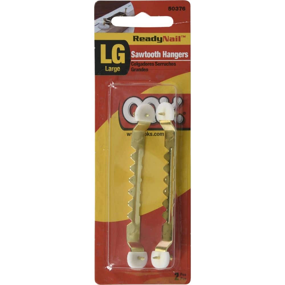 OOK Ready Nail Large Sawtooth Hangers (2-Pack) (3)