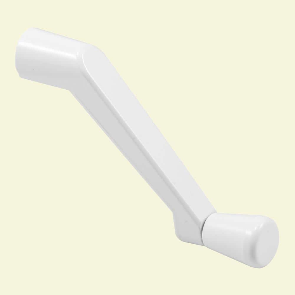 Prime-Line Window Operator Crank Handle, 11/32 in. Bore, White Enamel Finish