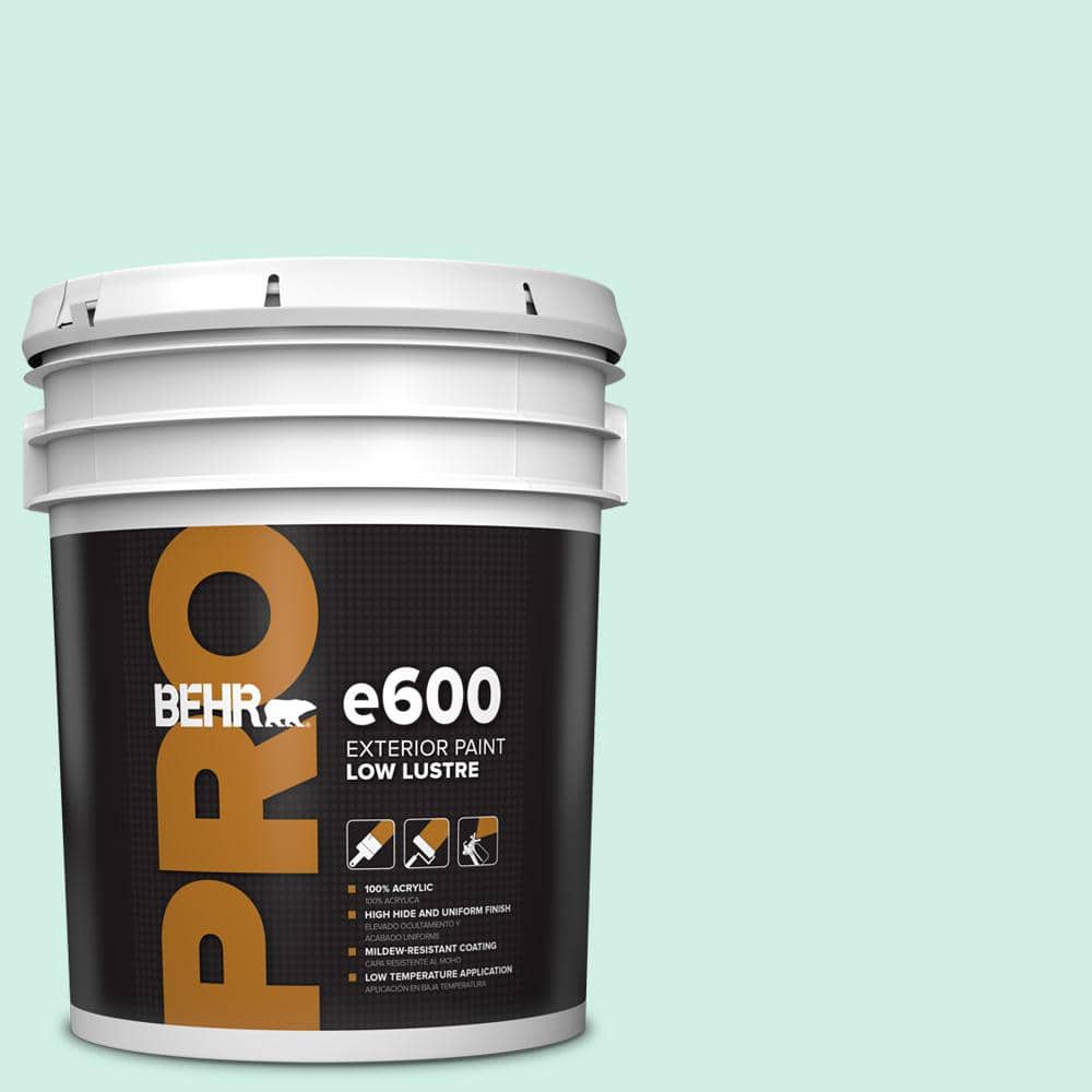 BEHR PRO 5 gal. #P440-1 Shimmering Pool Low Luster Exterior Paint